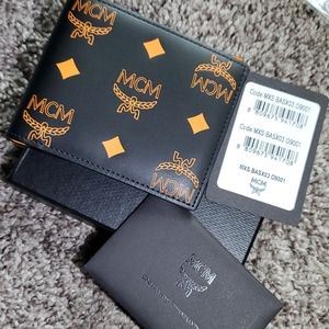 MCM Calfskin Leather Wallet